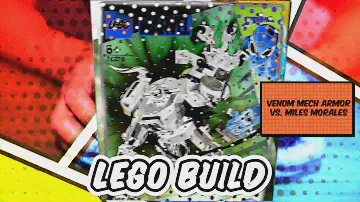 Venom Mech armor vs Miles Morales Lego build