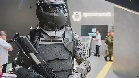The first Russian exoskeleton Ratnik - 3 "Alesha"
