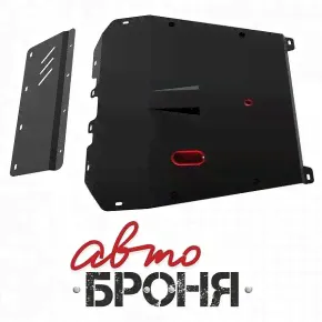 Защита картера и КПП Автоброня Toyota Harrier/Lexus RX 300 2 части, V-3,0 1997-2003, сталь 2 мм, комплект крепежа, 111.03204.1