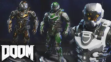 DOOM - All Outfits/Armor/Skins (Customization) SHOWCASE