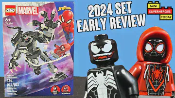 EARLY REVIEW: 2024 LEGO Venom Mech Armor vs Miles Morales Set 76276