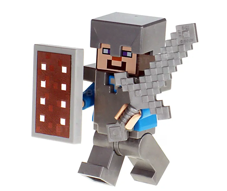 LEGO Minecraft Фигурка Стив щит броня / 21137-0