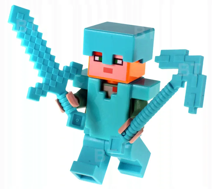 LEGO Minecraft Алекс фигурка броня, алмаз УНИКУМ