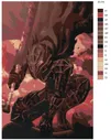 Картина по номерам W-375 "Аниме - берсерк. Броня Гатса" 80x120