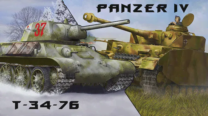 Т-34-76 ПРОТИВ Panzer IV. ЛУЧШИЙ Танк Второй мировой