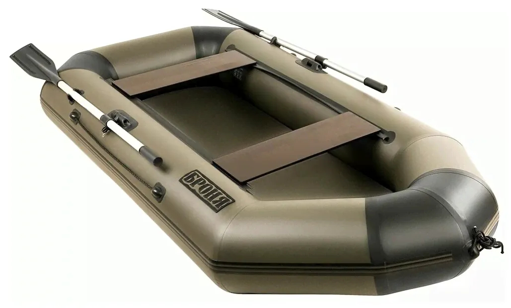Aquatic Лодка ПВХ с усилением Броня-240 хаки-черный надувные лодки-4