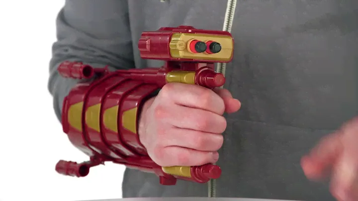 NERF Iron Man - Slide Blaster Armour - Demo Video