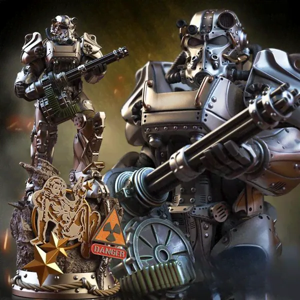 Фигурка Силовая Броня Fallout 4 15 сантиметров-0