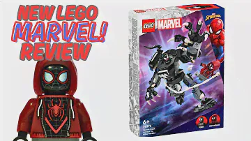 NEW MARVEL LEGO 2024! VENOM MECH ARMOUR VS MILES MORALES #76276 STOP MOTION @BRICKABLEOFFICIAL