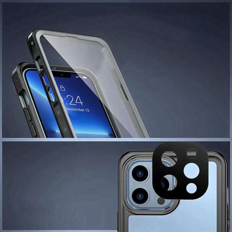 Броня 360 Alogy Водонепроницаемый чехол IP68 для Apple iPhone 13 Pro-4