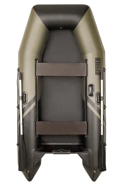 Лодка ПВХ БРОНЯ 280 Хаки - чёрный-0