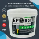 Броня Лайт НГ теплоизоляционная шпатлевка негорючая