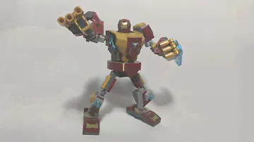 Обзор на набор LEGO Marvel Super Heroes 76203 Iron Man Mech Armor