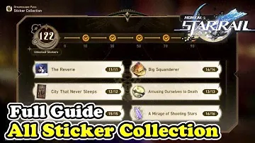 Honkai Star Rail All Sticker Collection Locations