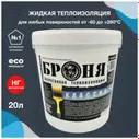 Жидкая теплоизоляция Броня Классик НГ 20л, негорючий утеплитель, краска для любых поверхностей до 260°С