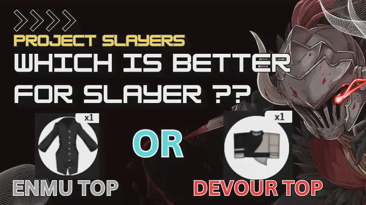 Project Slayers - Enmu Top OR Devour Top ?? [For Slayers BUILD] | [ Project Slayers Roblox ]