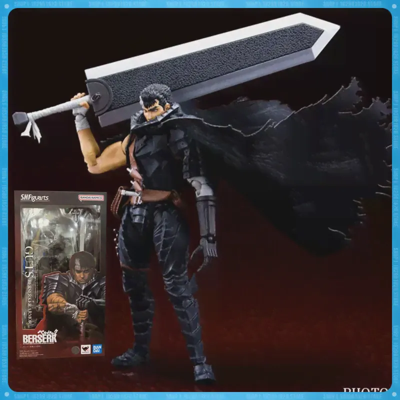 Оригинальный Bandai S.H.Figuarts Berserk GUTS БРОНЯ БЕРСЕРКА Модель Аниме Фигурка Статуя Коллекция Модель Игрушки Рождественский Подарок