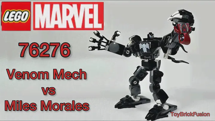 Lego Venom Mech Armour vs Miles Morales (2024) | Lego Marvel 76276 Speed Build -ToyBrickFusion