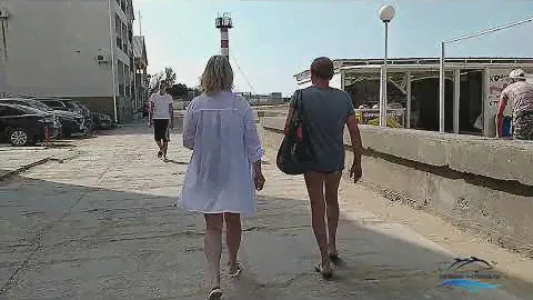 База отдыха Прибой. Прогулка по пляжу и базе отдыха "Прибой" г. Саки.