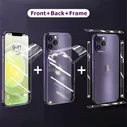 Броня 360 для Samsung S22 Ultra / Защитная полиуретановая матовая пленка (комплект 3 в 1) на Samsung S22 Ultra