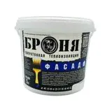 Жидкая теплоизоляция краска Броня Фасад слабогорючий 5 л-0
