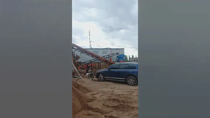 грохот с конусной дробилкоц КМД 600