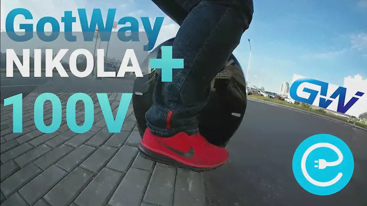 GotWay Nikola Plus 100V - Чумовая Черная "Таблетка" моноколесника