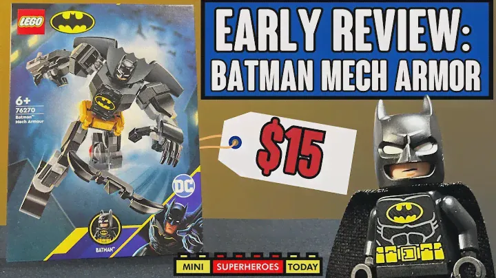 EARLY REVIEW: $15 LEGO Batman Mech Armor Set 76270