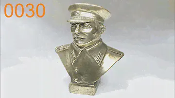 Ювелирка 0030 - Изготовление бюста И.В.Сталина из латуни.
